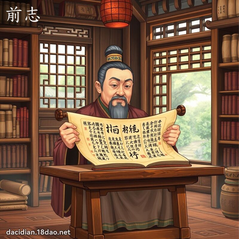 前志 - 國語大辭典配圖