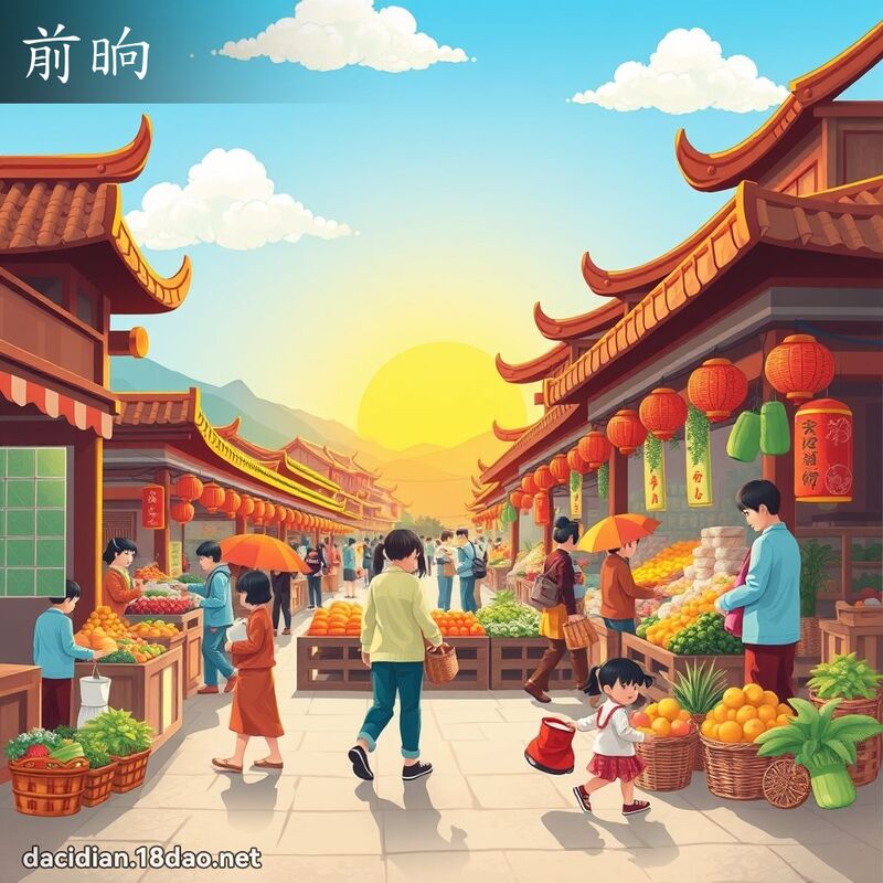 前晌 - 國語大辭典配圖