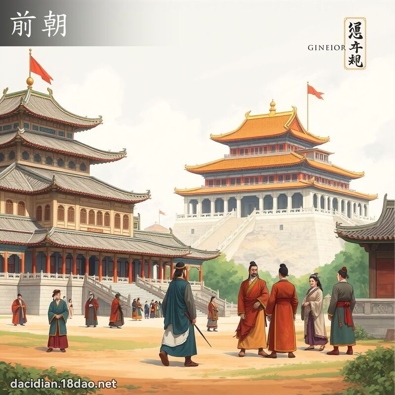 前朝 - 国语大辞典配图