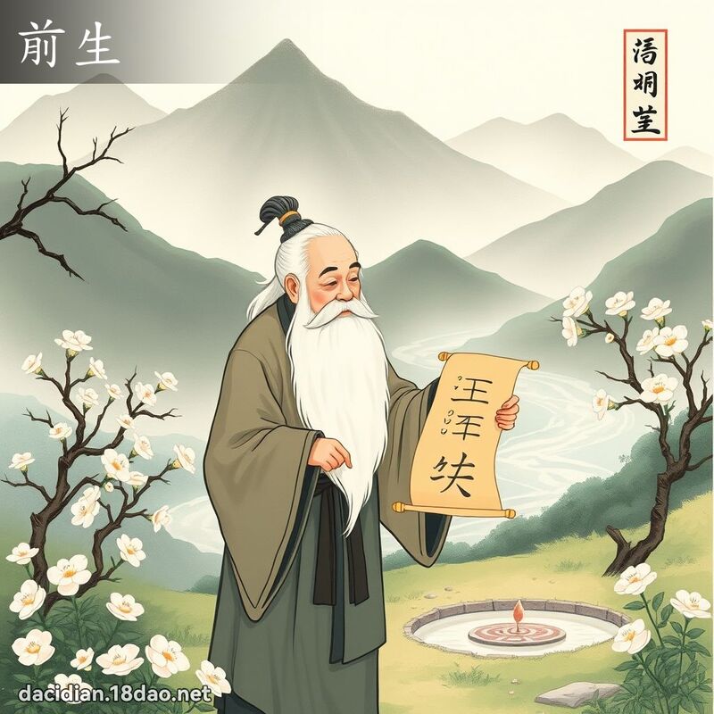 前生 - 國語大辭典配圖