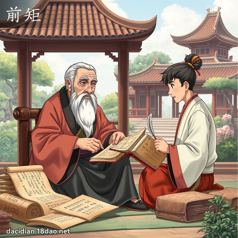 前矩 - 國語大辭典配圖