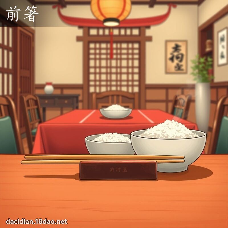 前箸 - 国语大辞典配图