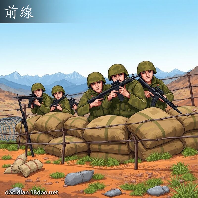 前線 - 國語大辭典配圖