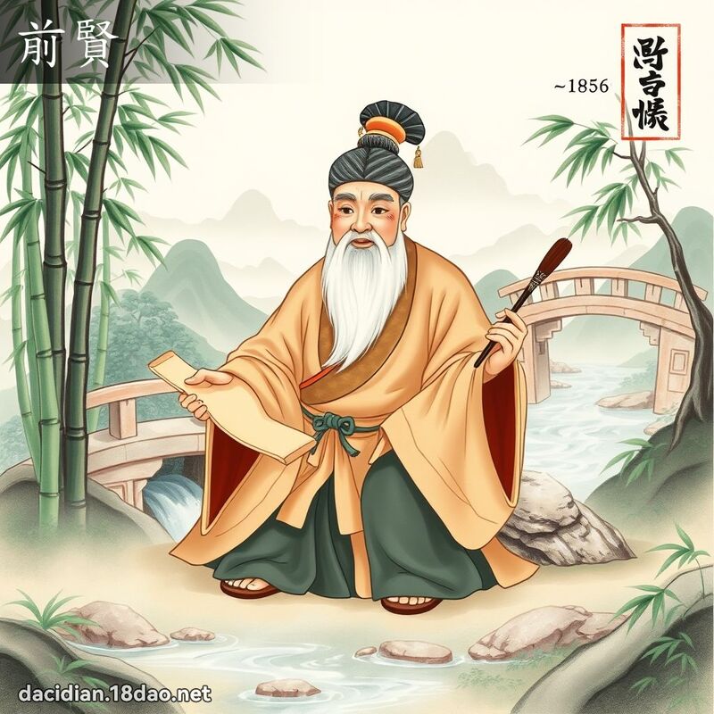 前贤 - 国语大辞典配图