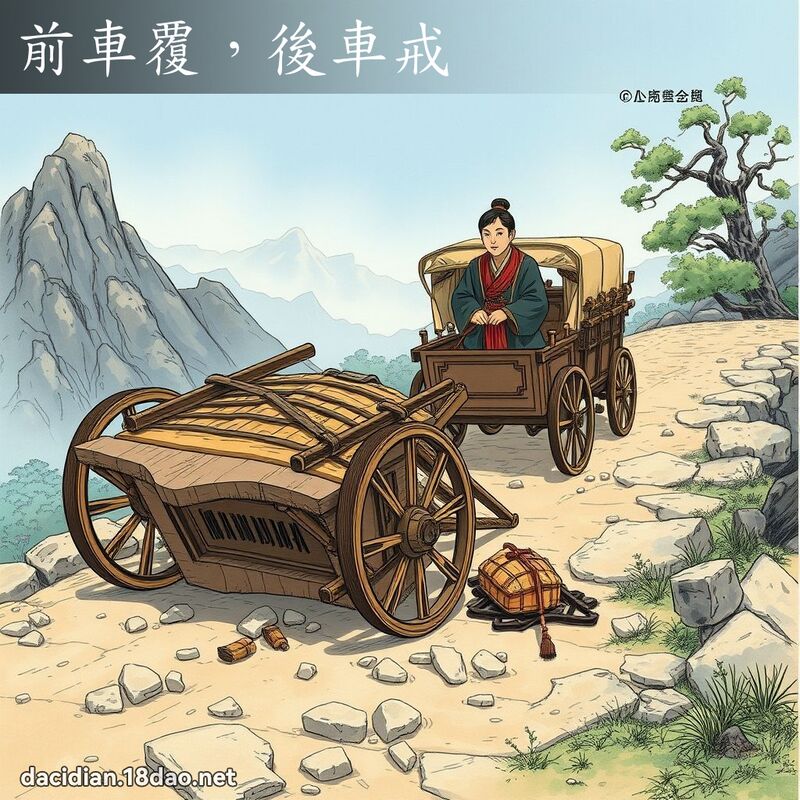 前车覆，后车戒 - 国语大辞典配图