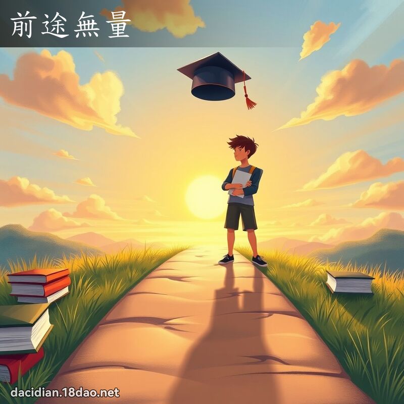 前途无量 - 国语大辞典配图