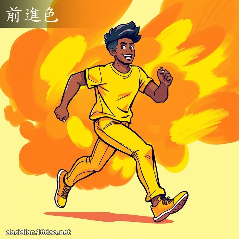 前进色 - 国语大辞典配图
