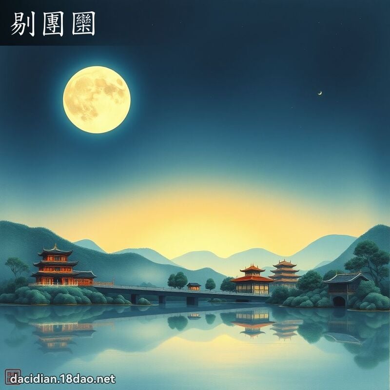 剔团圞 - 国语大辞典配图