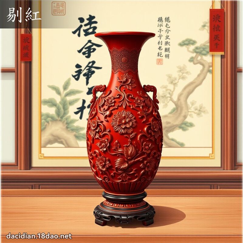 剔红 - 国语大辞典配图