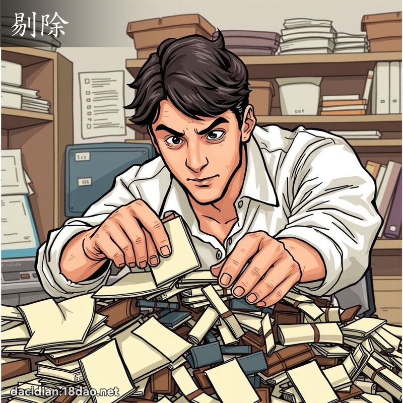 剔除 - 國語大辭典配圖
