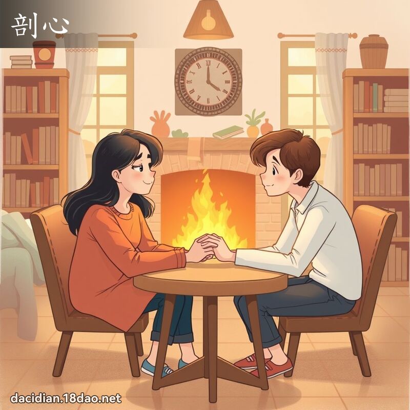 剖心 - 國語大辭典配圖