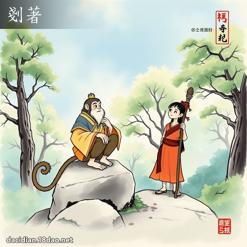 剗著 - 国语大辞典配图