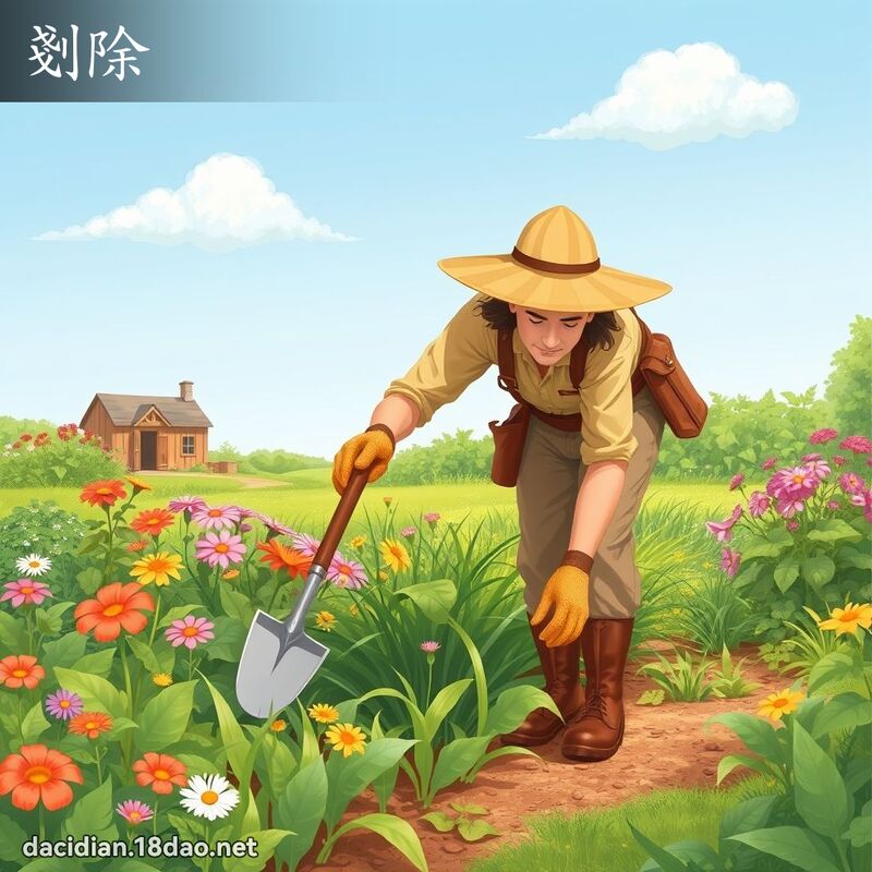 剗除 - 国语大辞典配图