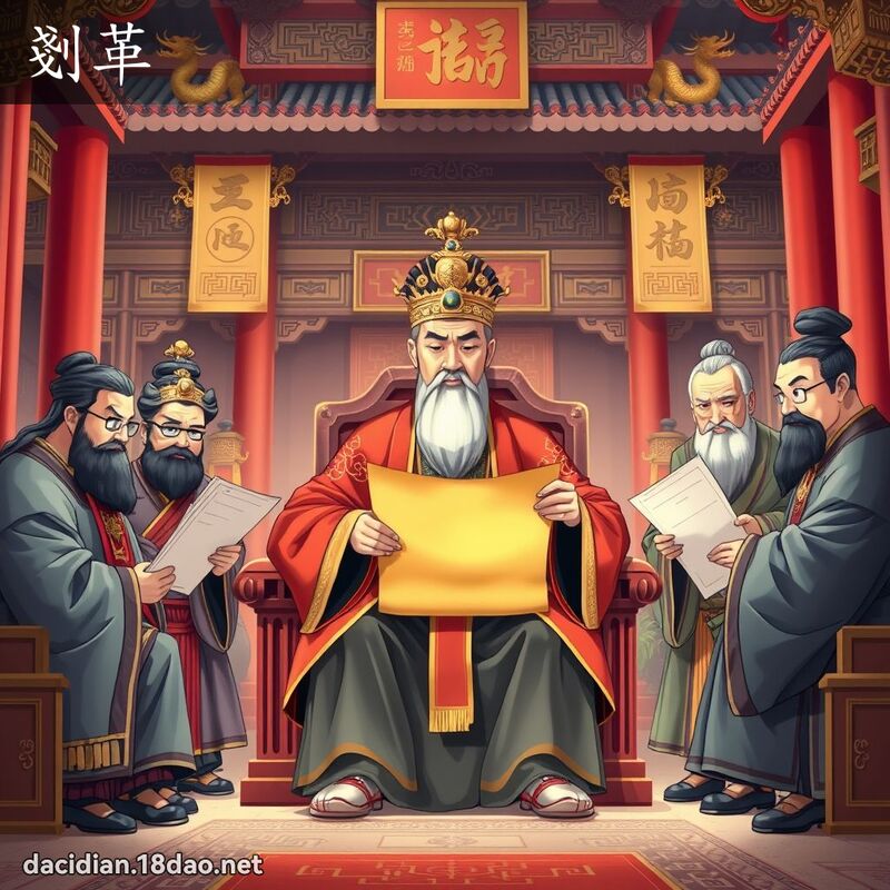 剗革 - 国语大辞典配图