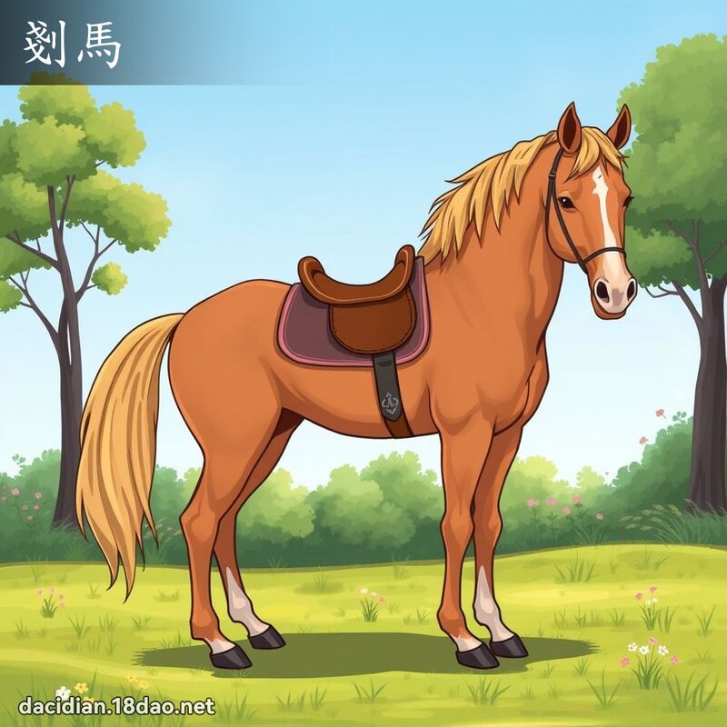 剗馬 - 國語大辭典配圖