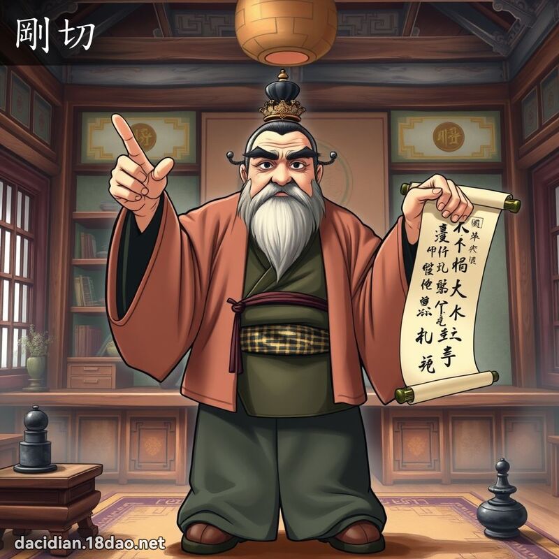 剛切 - 國語大辭典配圖