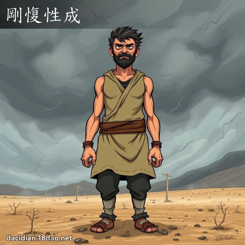 刚愎性成 - 国语大辞典配图
