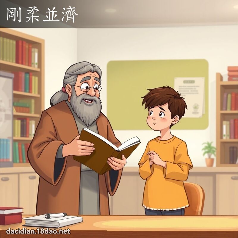 剛柔並濟 - 國語大辭典配圖