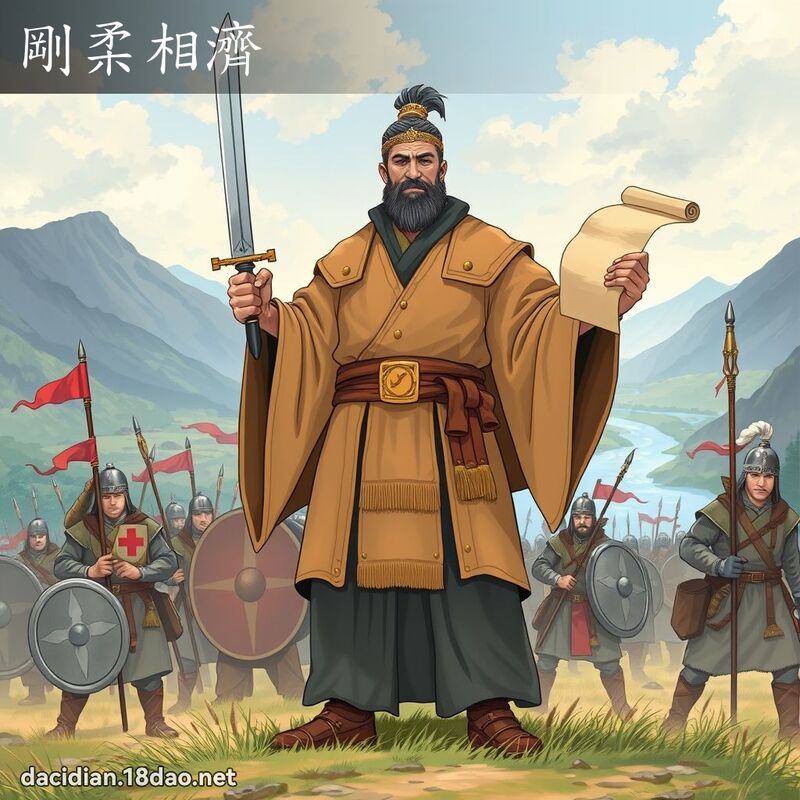 刚柔相济 - 国语大辞典配图