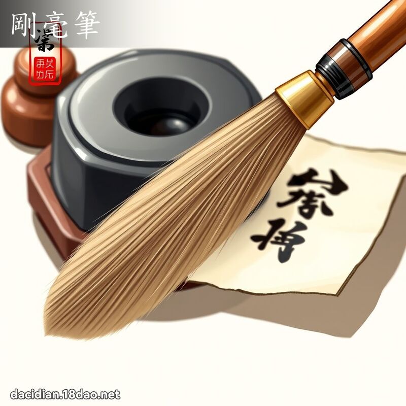 剛毫筆 - 國語大辭典配圖