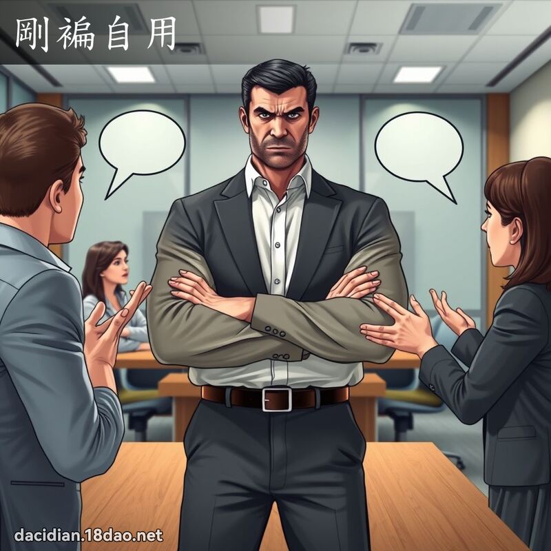 刚褊自用 - 国语大辞典配图