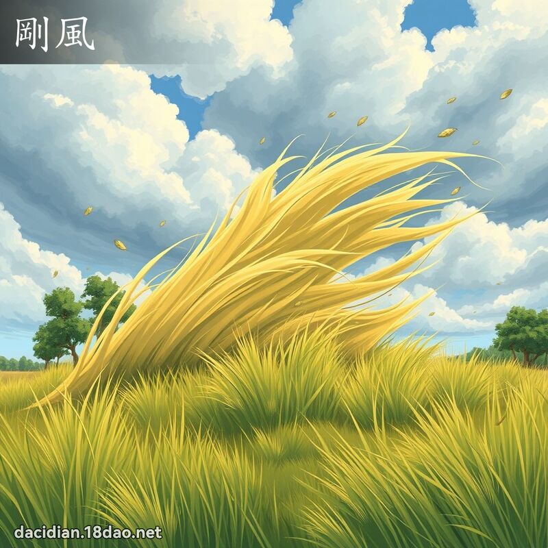 剛風 - 國語大辭典配圖