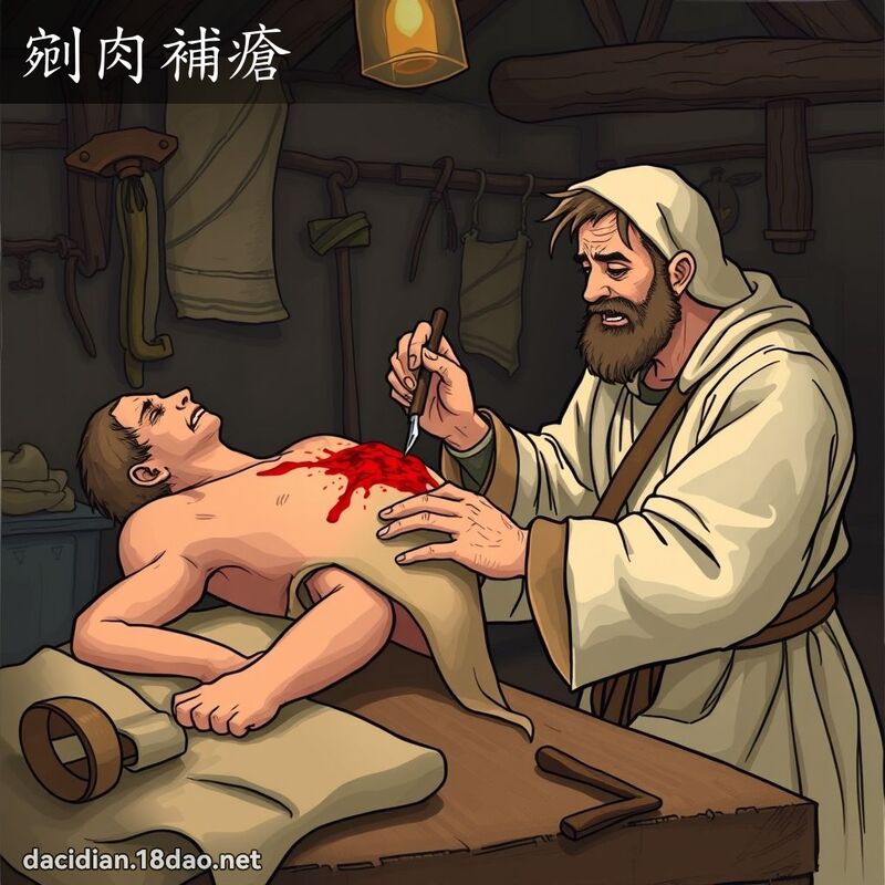剜肉補瘡 - 國語大辭典配圖
