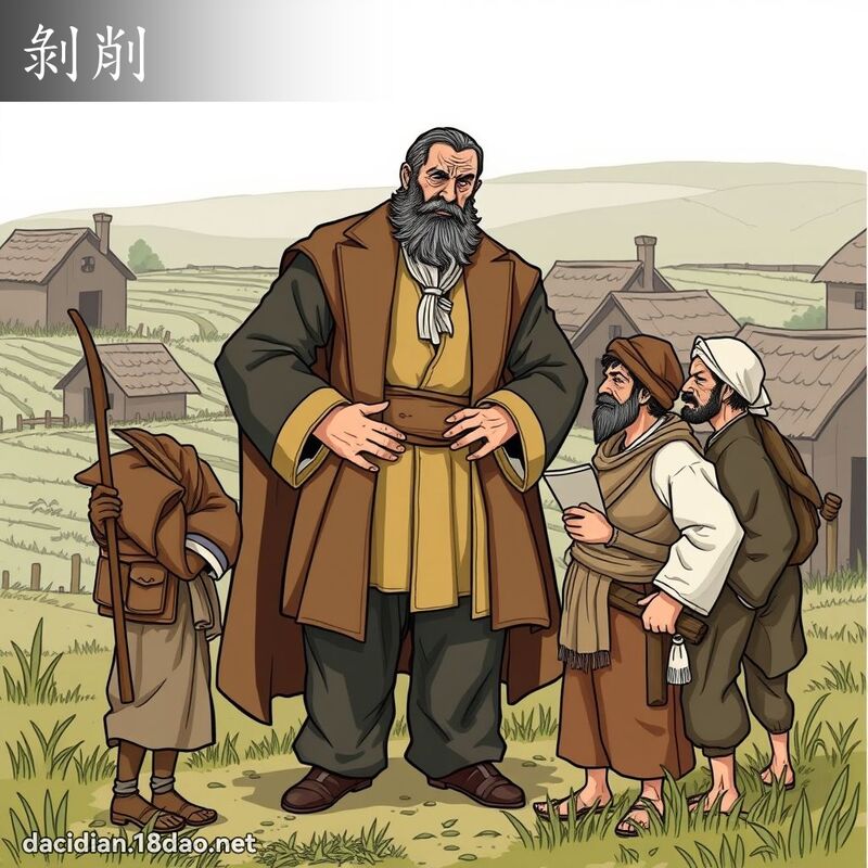 剝削 - 國語大辭典配圖