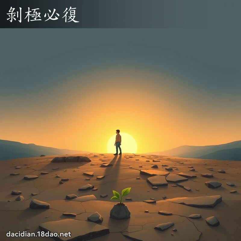 剥极必復 - 国语大辞典配图