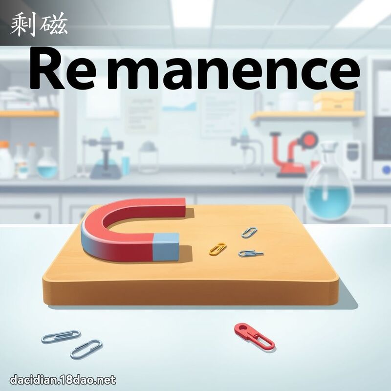 剩磁 - 國語大辭典配圖