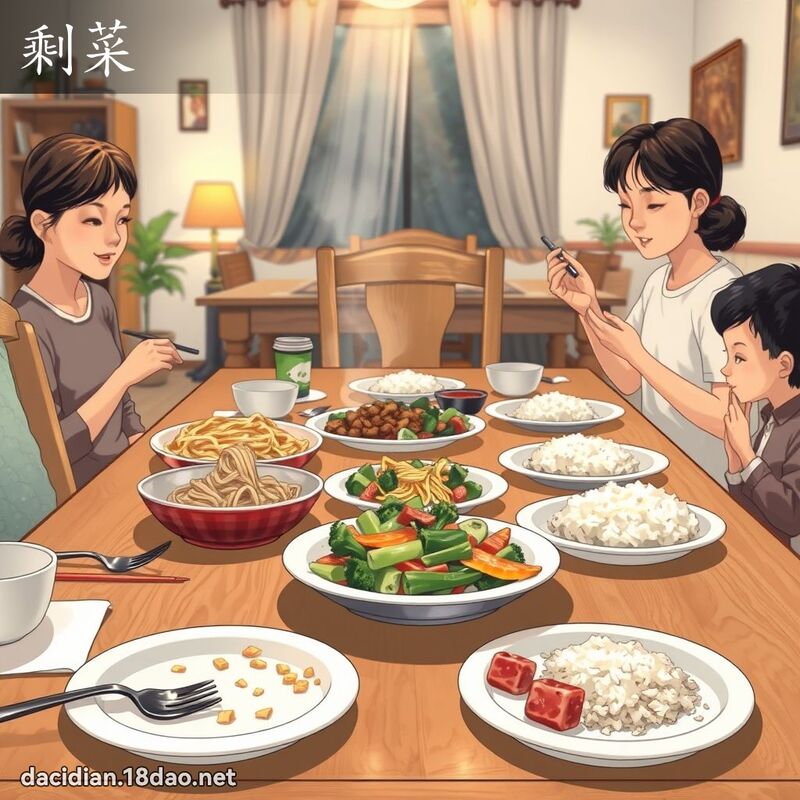 剩菜 - 国语大辞典配图