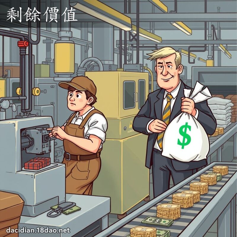 剩餘價值 - 國語大辭典配圖