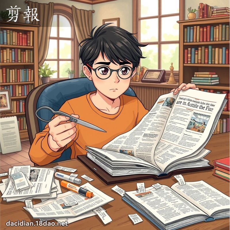 剪報 - 國語大辭典配圖