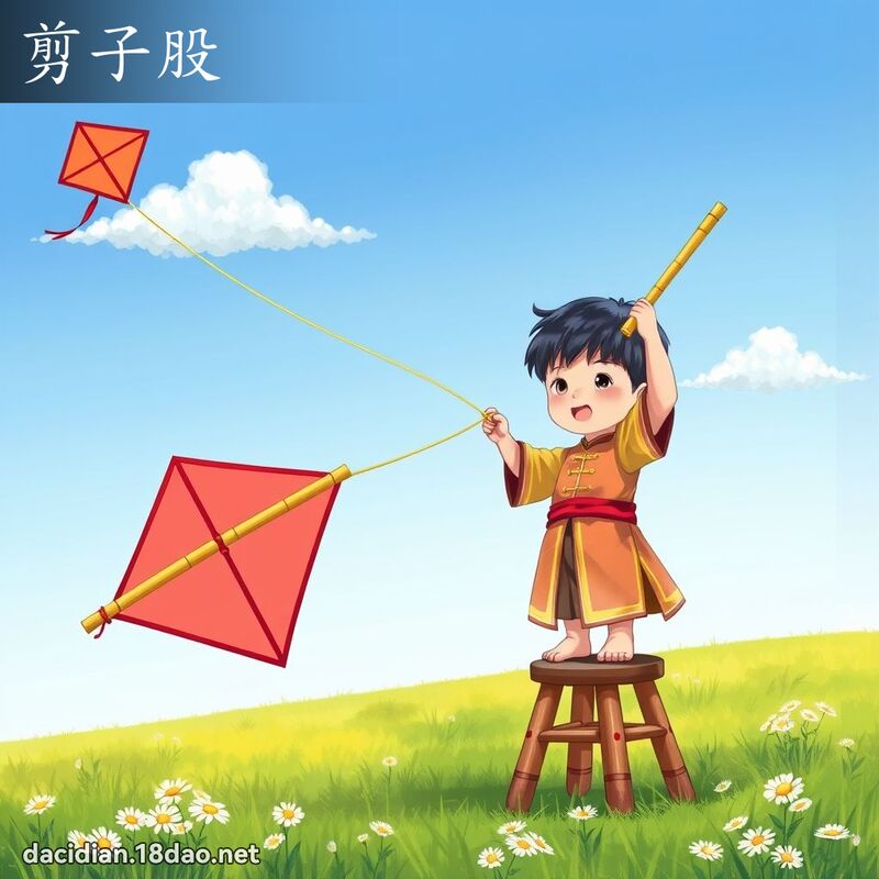 剪子股 - 国语大辞典配图