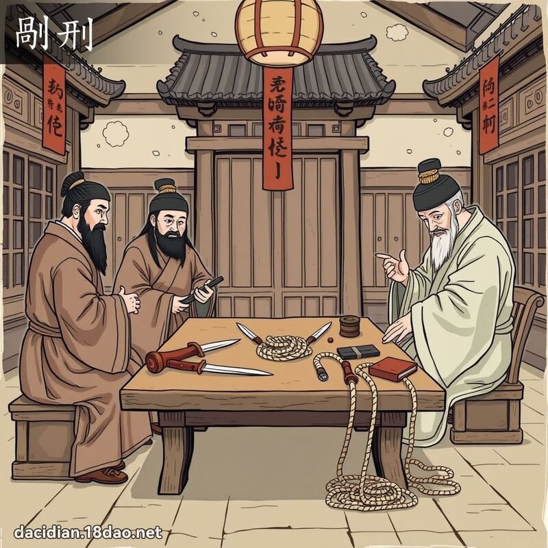 剐刑 - 国语大辞典配图