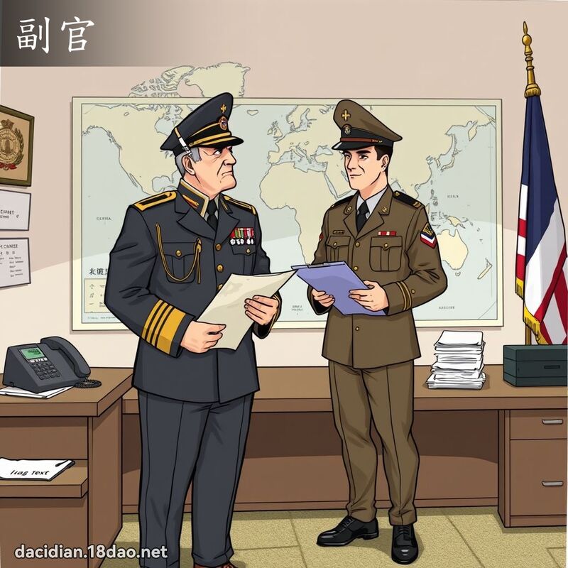 副官 - 国语大辞典配图