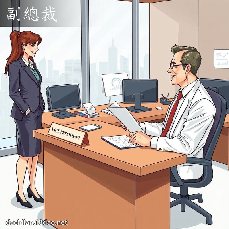 副總裁 - 國語大辭典配圖