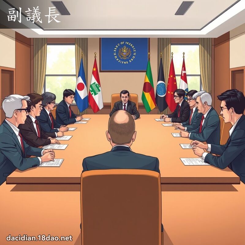 副议长 - 国语大辞典配图