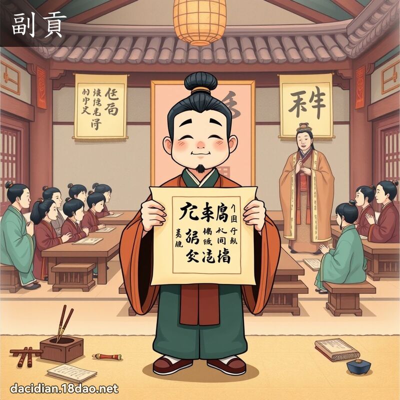 副贡 - 国语大辞典配图