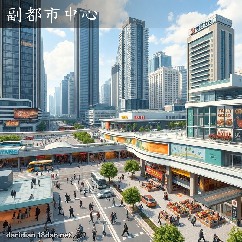 副都市中心 - 国语大辞典配图