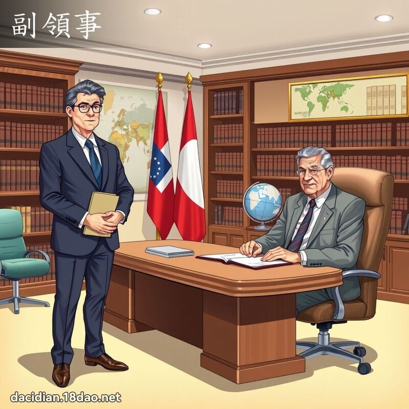 副领事 - 国语大辞典配图