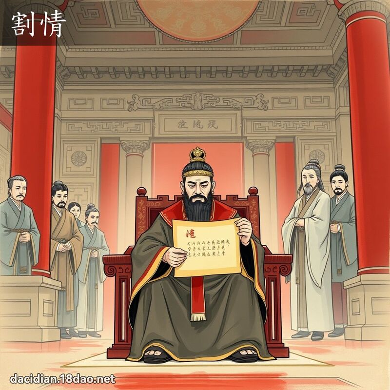 割情 - 国语大辞典配图