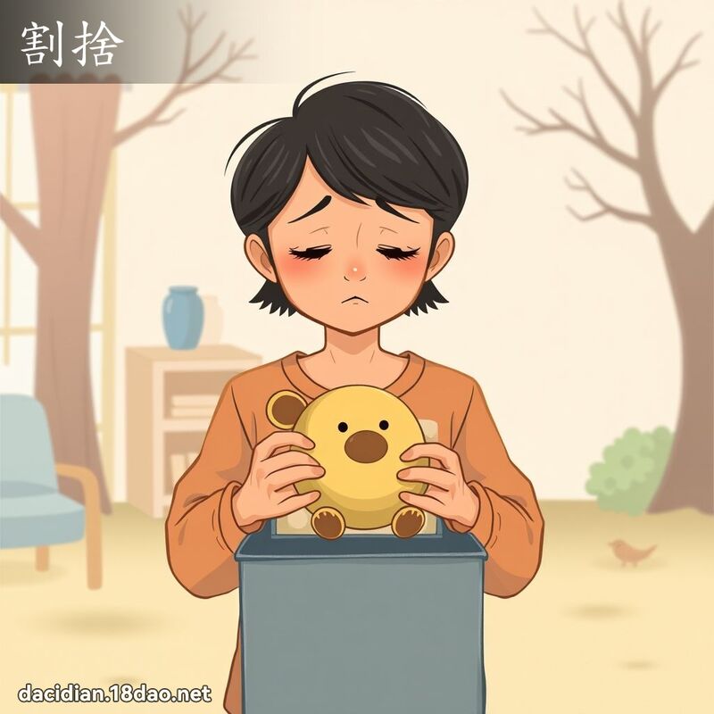 割舍 - 国语大辞典配图