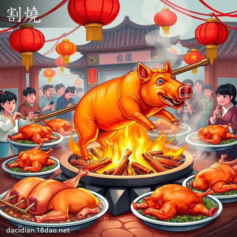 割燒 - 國語大辭典配圖