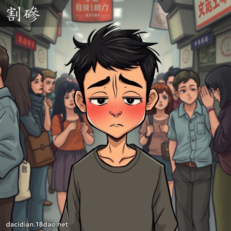割磣 - 国语大辞典配图