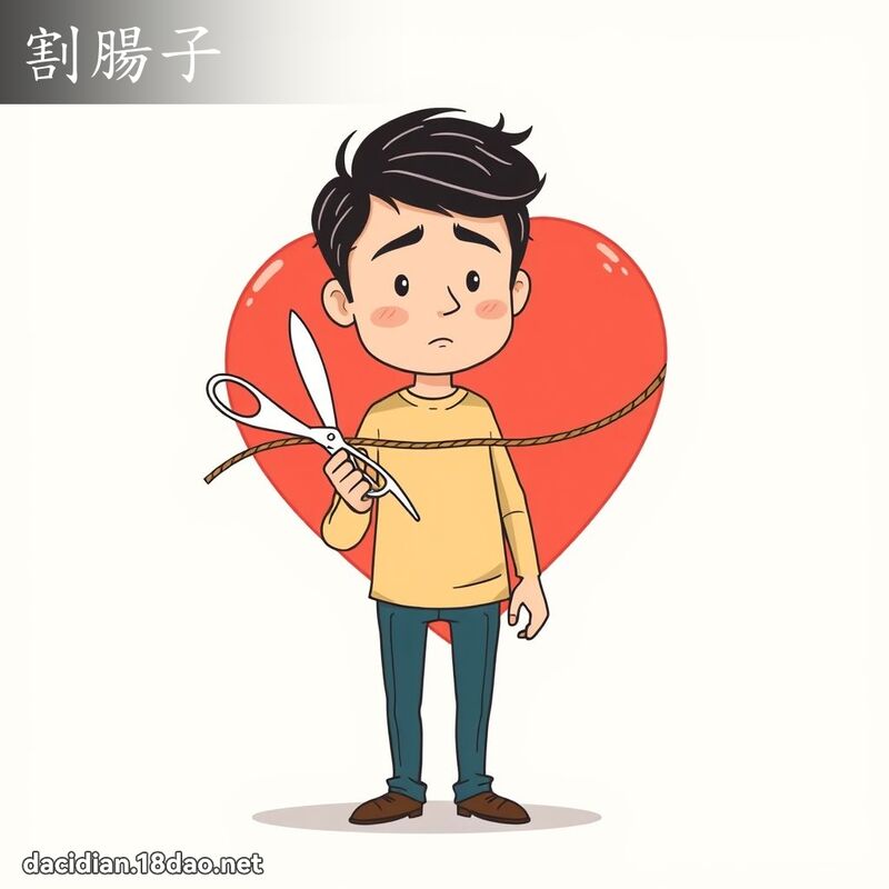 割腸子 - 國語大辭典配圖