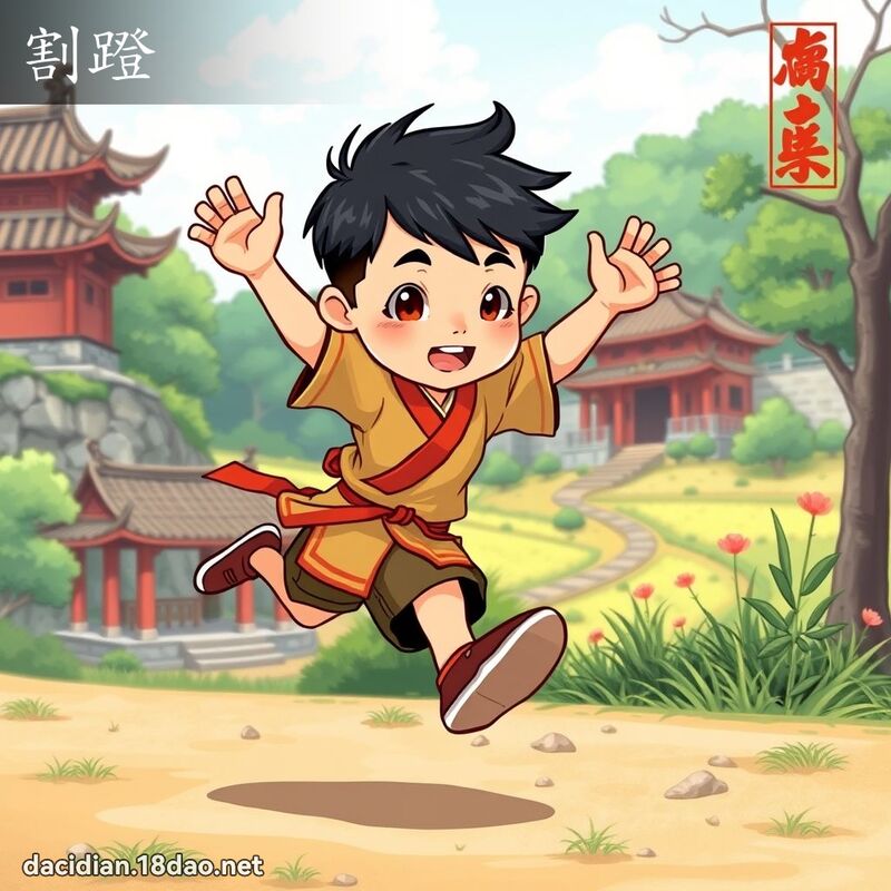 割蹬 - 國語大辭典配圖