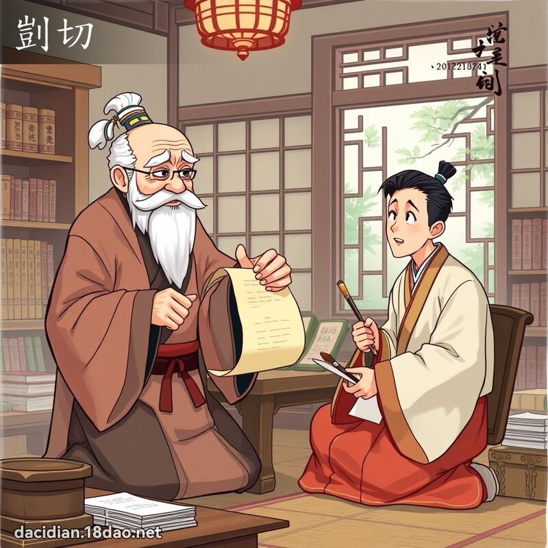 剴切 - 国语大辞典配图