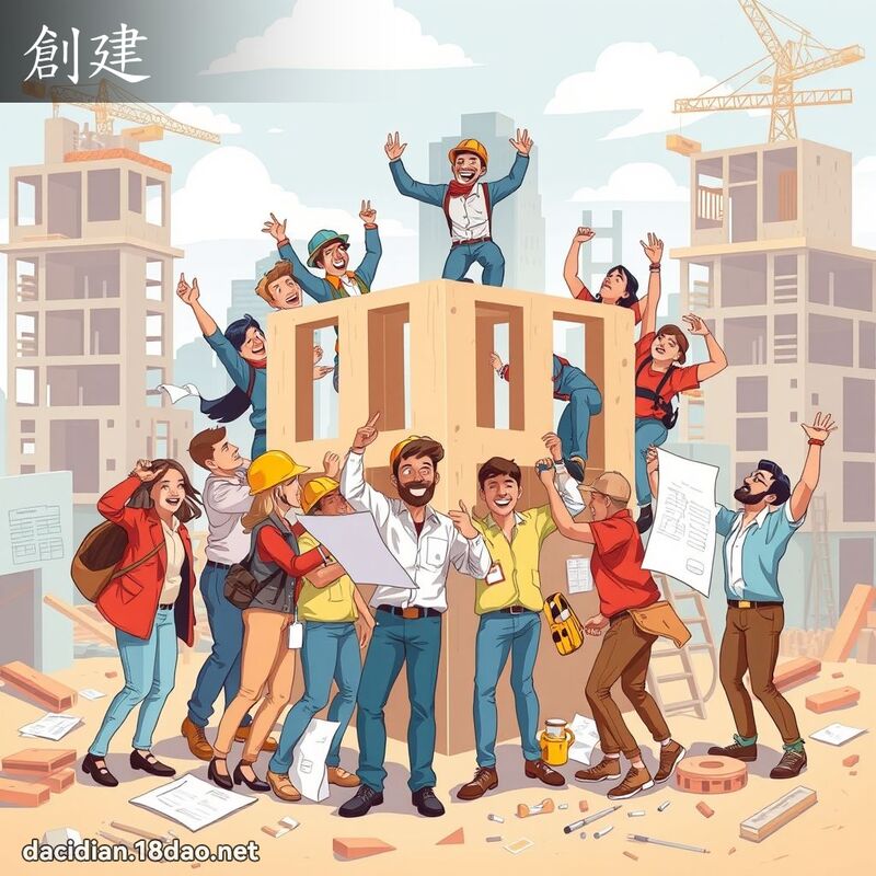 創建 - 國語大辭典配圖