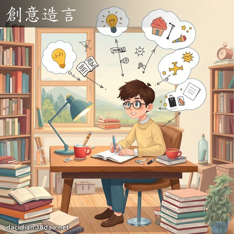 創意造言 - 國語大辭典配圖
